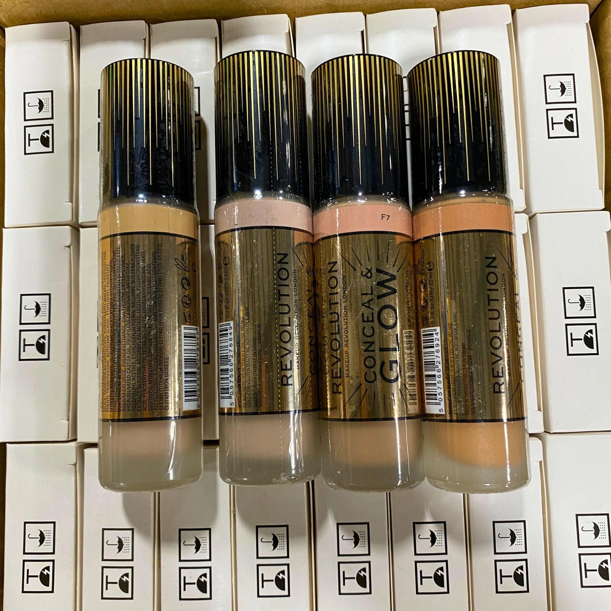 Revolution Conceal & Glow Illuminating Foundation Assorted Mix (50 Pcs Lot)