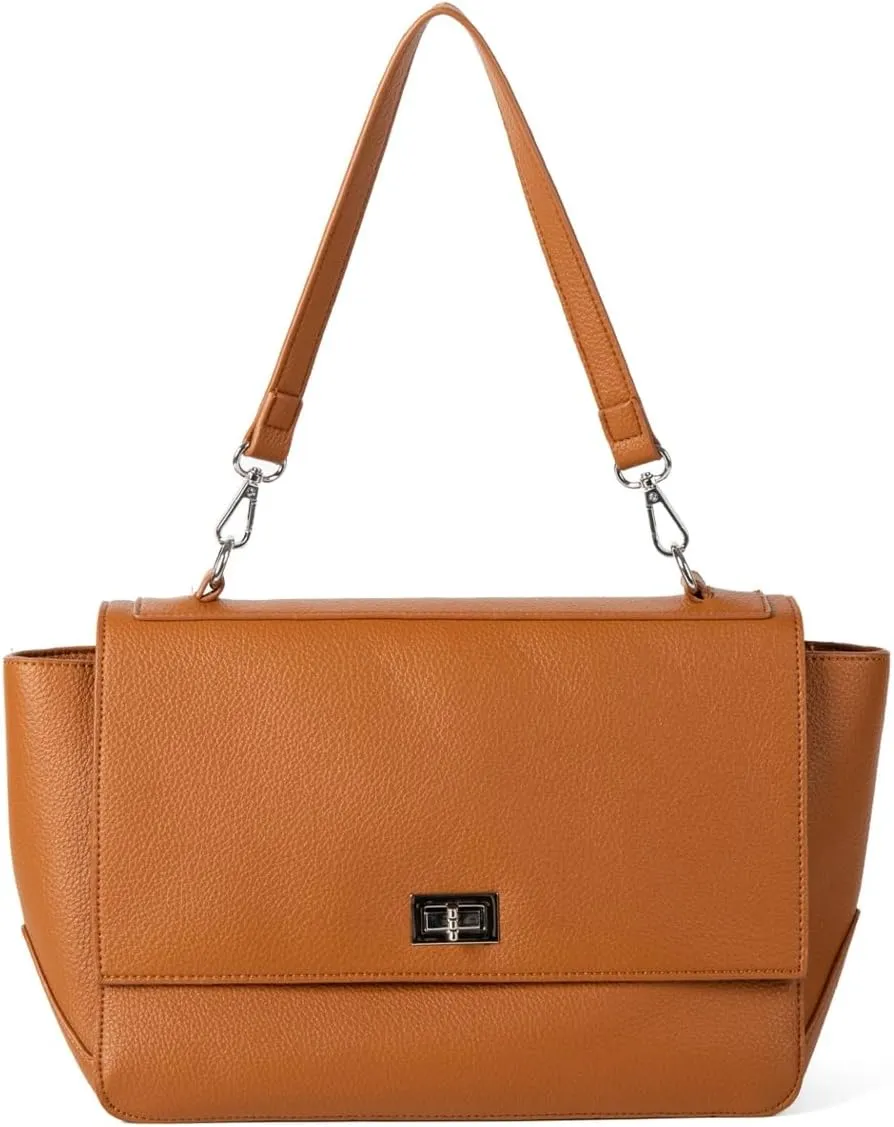 Slouchy PU Leather Crescent Hobo Bags Women Trendy Messenger Crossbody Purse Satchels Shoulder Bag Top-handle Tote Handbag