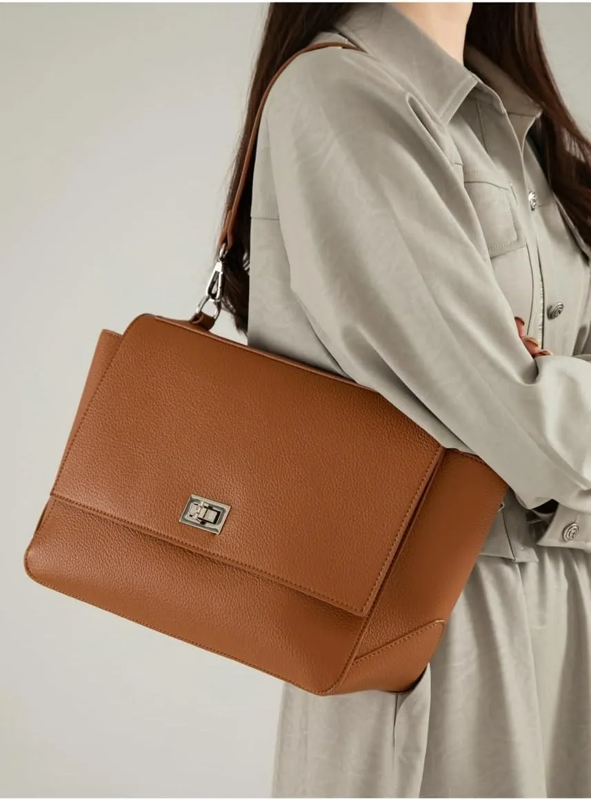 Slouchy PU Leather Crescent Hobo Bags Women Trendy Messenger Crossbody Purse Satchels Shoulder Bag Top-handle Tote Handbag