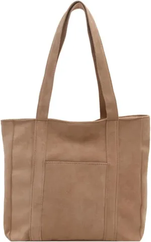 Slouchy Suede Crescent Shoulder Bag Women Trendy Crossbody Purse Hobo Bags Cute Satchels Bag Top-handle Tote Handbag