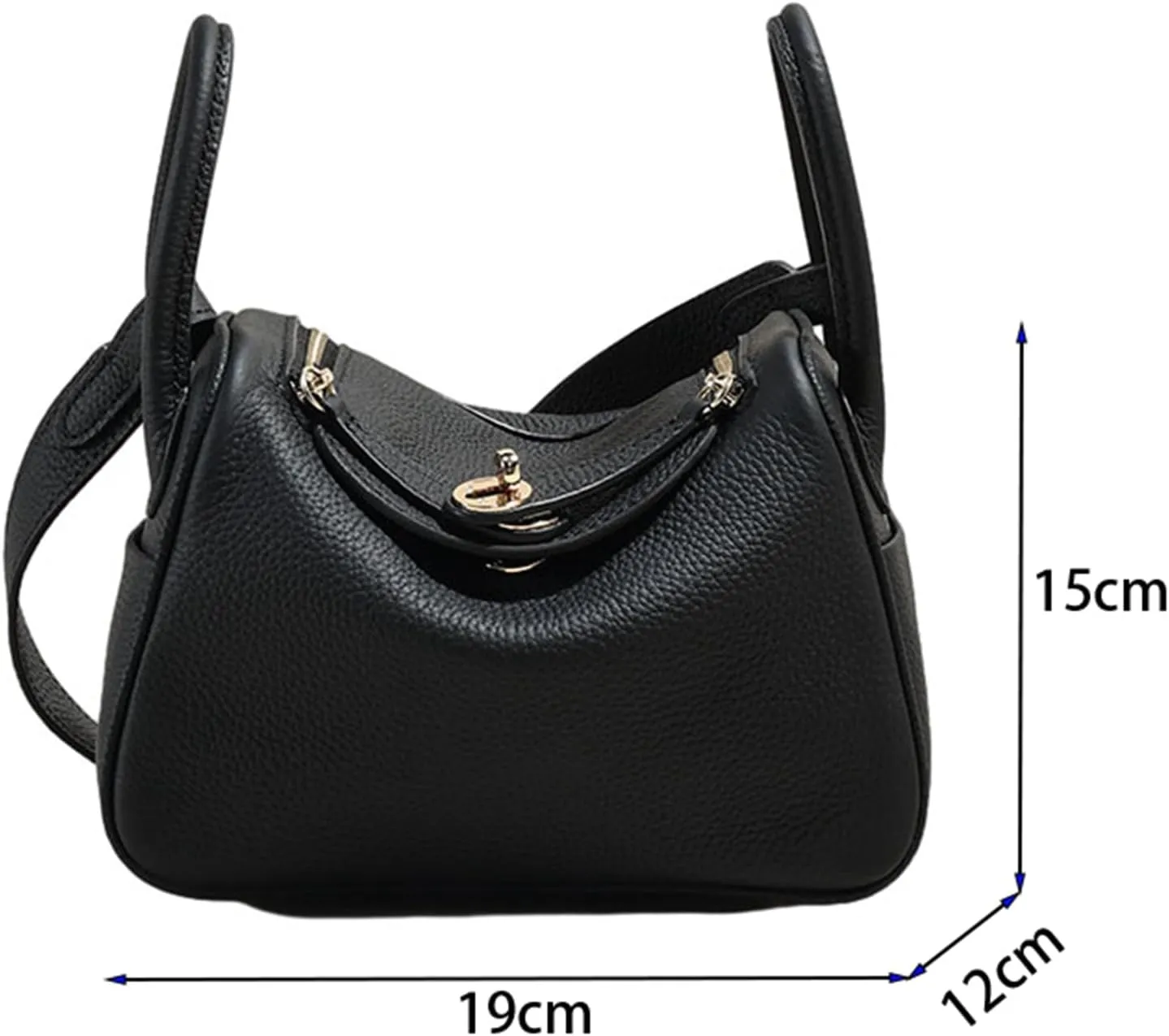 Soft Genuine Leather Satchel Bags for Women Top Handle Shoulder Purses and Handbags Totes Shoulder Bag (Grey)