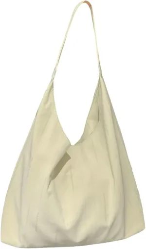Soft Vegan Leather Shoulder Bags for Women Large Slouchy Tote Purse Shopping Handbag Underarm Satchels