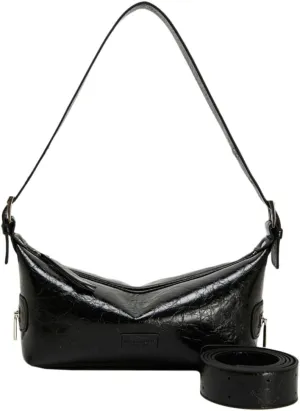 Soft Vegan Leather Shoulder Crossbody Bag for Women Small Trendy Handbags Y2k Dumpling Tote Purse Satchels