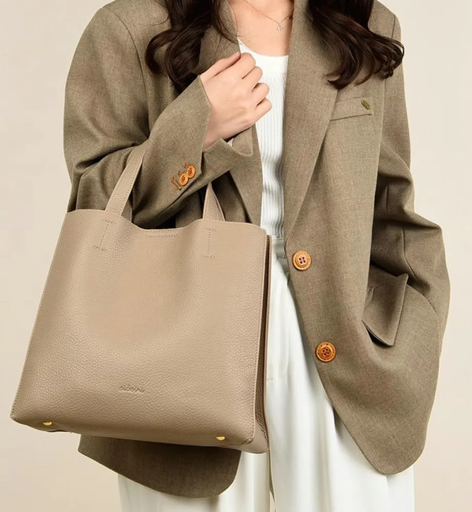 Soft Vegan Leather Tote Bags for Women Large Shoulder Crossbody Purse Casual Ladies Working Handbags Satchels