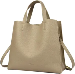Soft Vegan Leather Tote Bags for Women Large Shoulder Crossbody Purse Casual Ladies Working Handbags Satchels