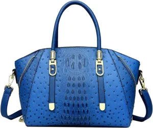 Stylish Handbags for Women PU Leather Satchel Bags Shoulder Bag Top Handle Handbag Ladies Work Purse Zipper Totes