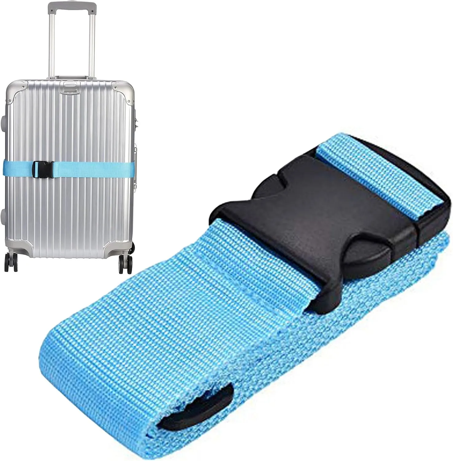 Suitcase Belts, Adjustable Luggage Straps, The Belt to Keep Your Suitcase Secure While Traveling, Premium Accessory for Travel Accessories