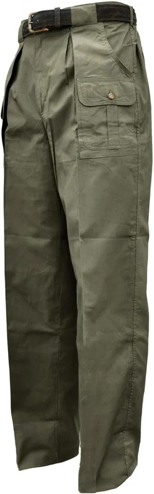 Tag Six Pocket Congo Pants for Men, Front Pleats, 100% Cotton