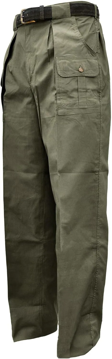 Tag Six Pocket Congo Pants for Men, Front Pleats, 100% Cotton