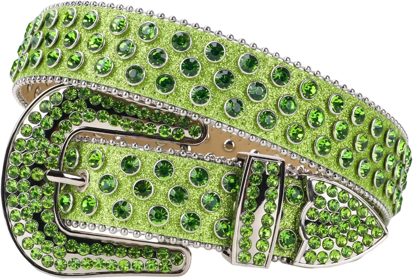 TINIDI Luxury Strap Men Women Rhinestones Belt Western Bling Bling Crystal Diamond Studded Belts
