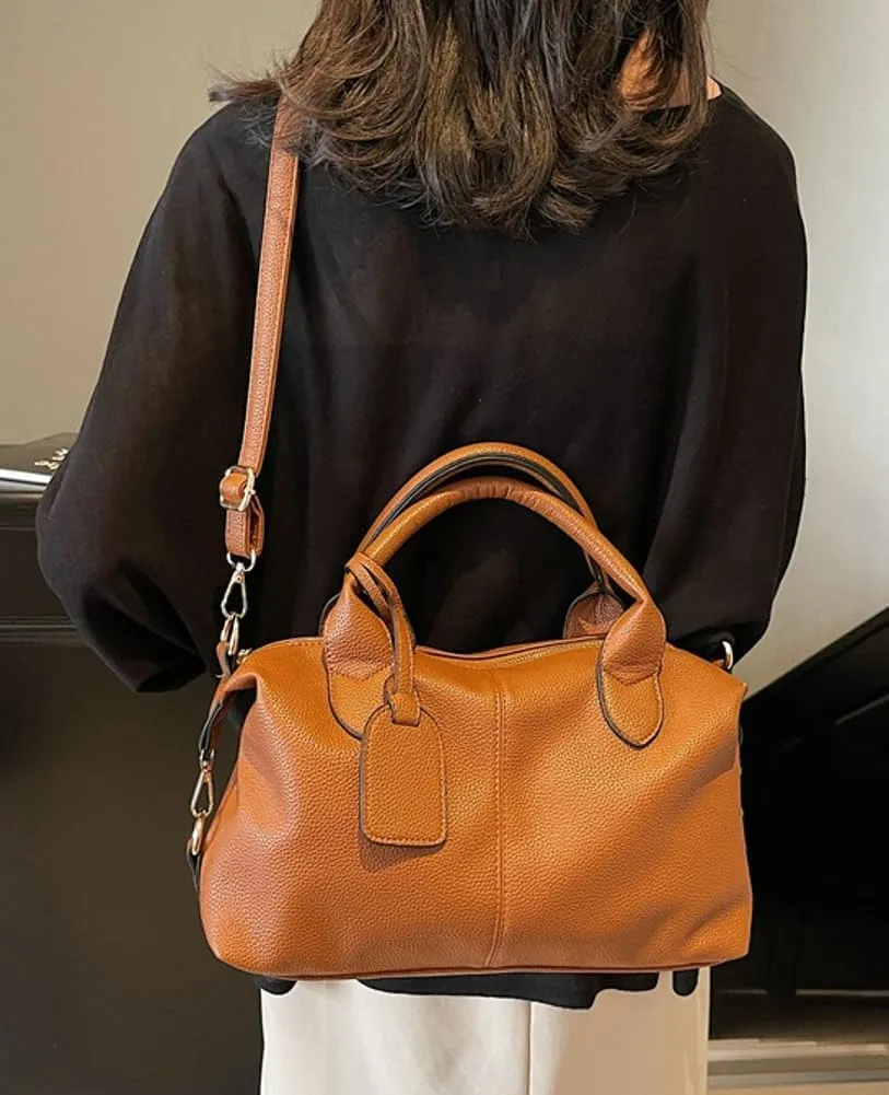 Top Handle Bags for Women Soft Leather Handbag Clutch Tote Bag Shoulder Satchels Purse Crossbody Bags Pillow Purse