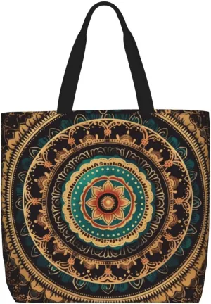Tote Bag for Women Reusable Grocery Bags Milk Duck Yellow Tote Bag with Inner Pocket Travel Tote for Shopping