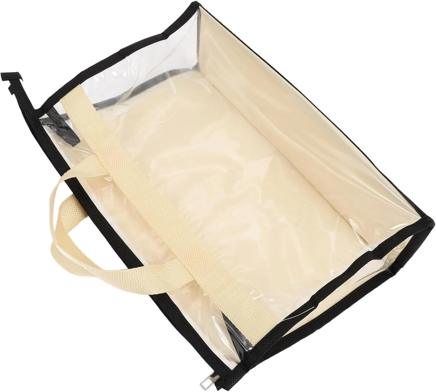 Transparent Handbag Storage Bag Dust Cover Pvc Organizer with Zipper and Handles