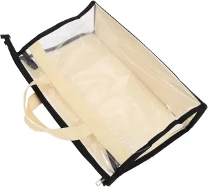 Transparent Handbag Storage Bag Dust Cover Pvc Organizer with Zipper and Handles