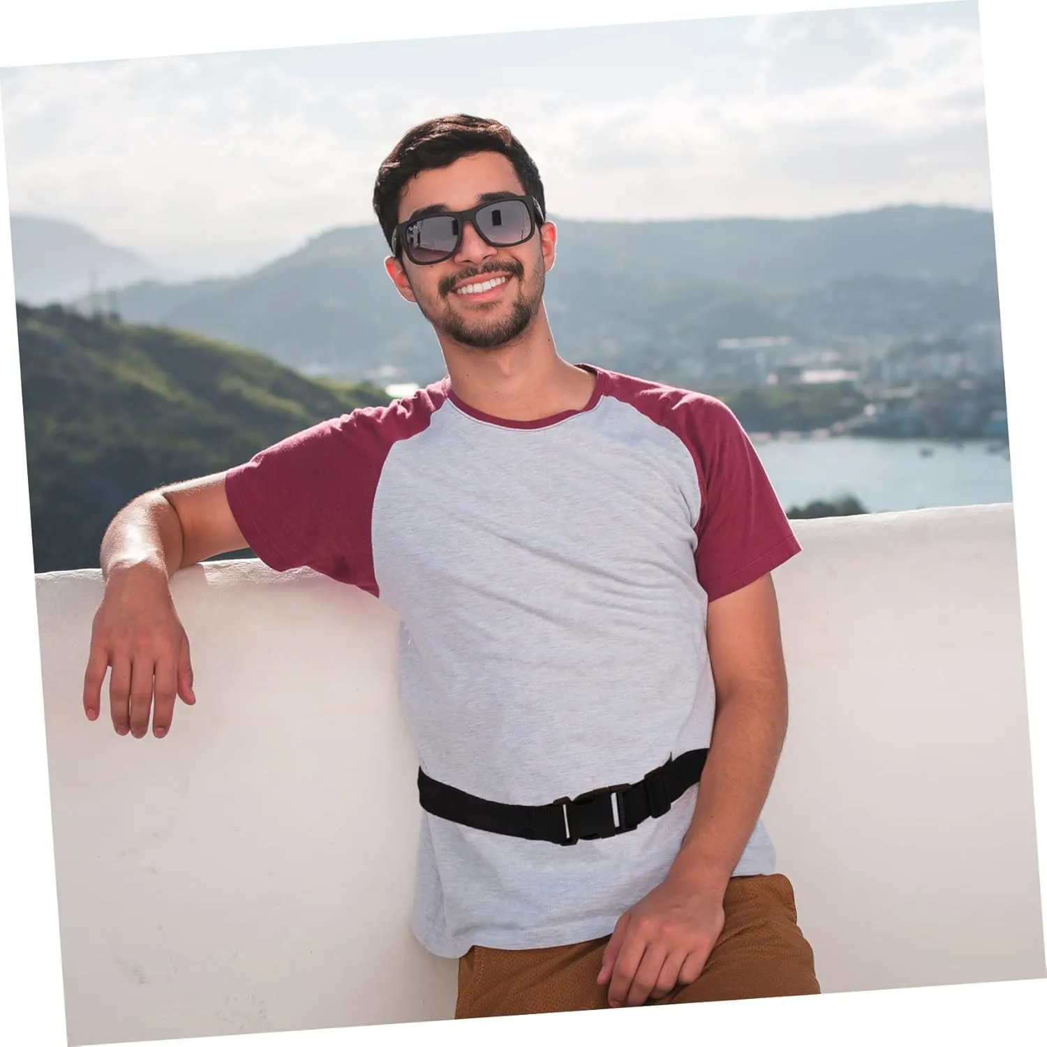 Travel Waist Belt Jogging Outdoor Running Women Buckle Thin Belt Bag for Women Casual Elastic Money