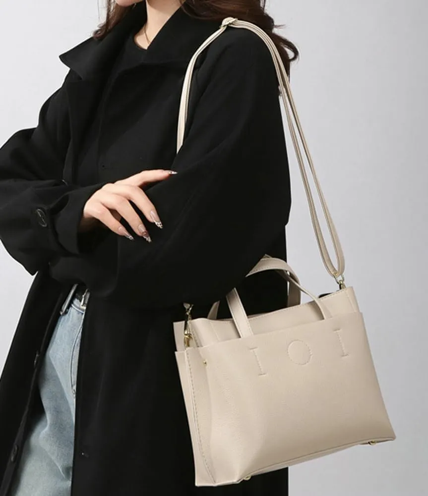 Trendy Vegan Leather Shoulder Crossbody Bag for Women Small Tote Purse Top Handle Handbags Office Satchels Gifts