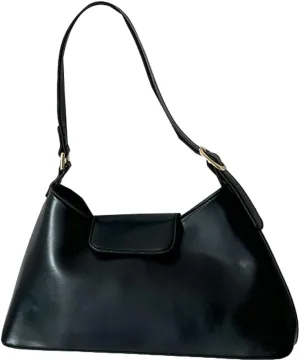 Trendy Vegan Leather Shoulder Tote Bag for Women Y2k Large Working Handbags Casual Ladies Top Handle Satchels