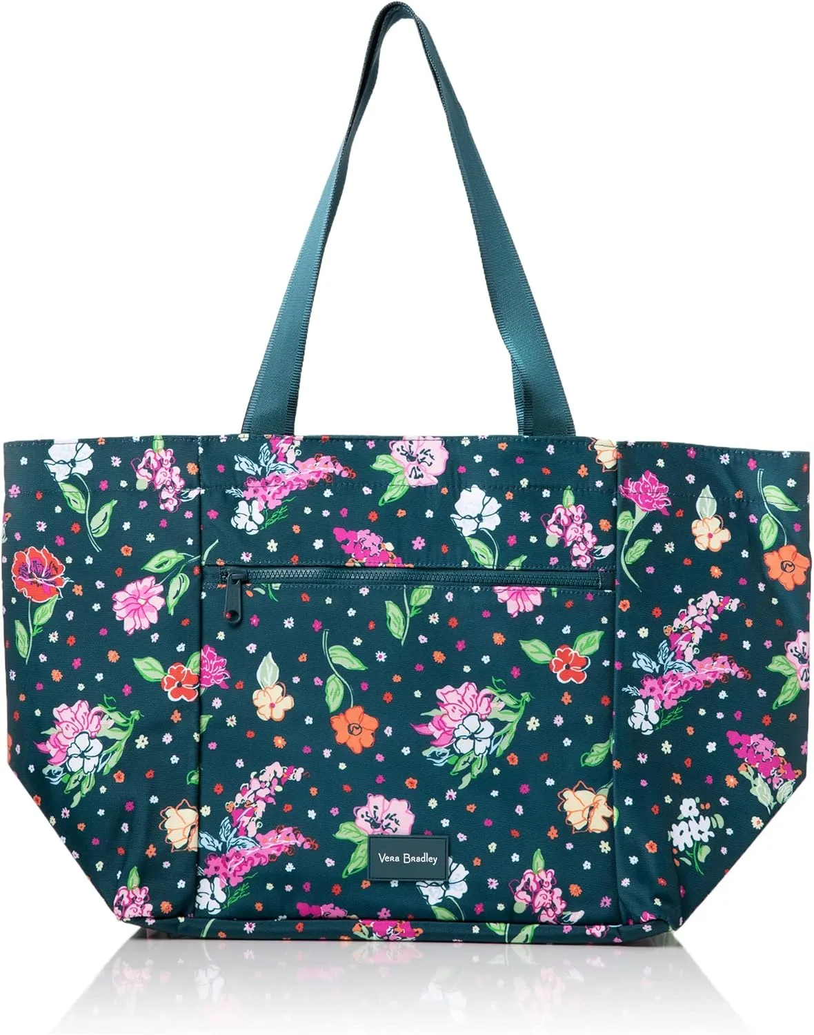 Vera Bradley Women's Recycled Lighten Up Reactive Drawstring Family Tote Bag