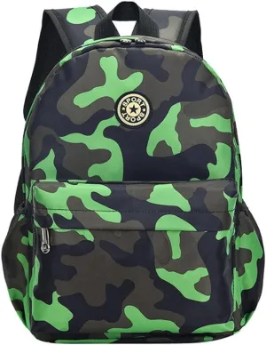 VIDOSCLA Mini Camouflage Backpacks for Nursery School, Toddler Kindergarten Boys Bookbag for Kids