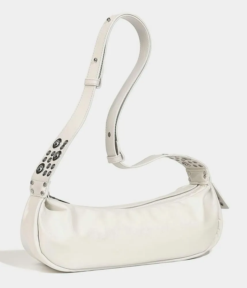 Vintage Soft Vegan Leather Shoulder Bag for Women Small Dumpling Tote Crossbody Purse Ladies Y2k Handbag Satchels