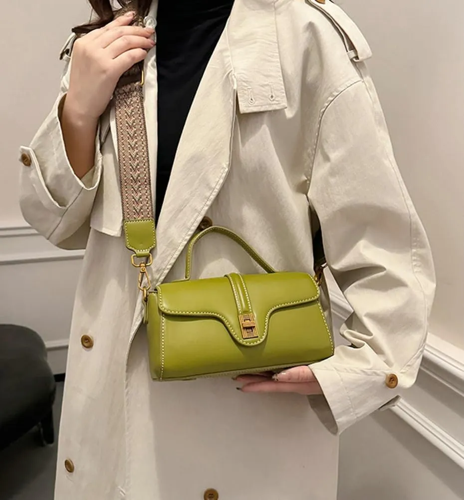 Vintage Vegan Leather Crossbody Bags for Women Small Shoulder Purse Tote Bag Ladies Handbags Clutch Satchels 2025