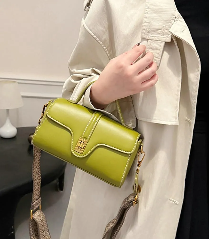 Vintage Vegan Leather Crossbody Bags for Women Small Shoulder Purse Tote Bag Ladies Handbags Clutch Satchels 2025