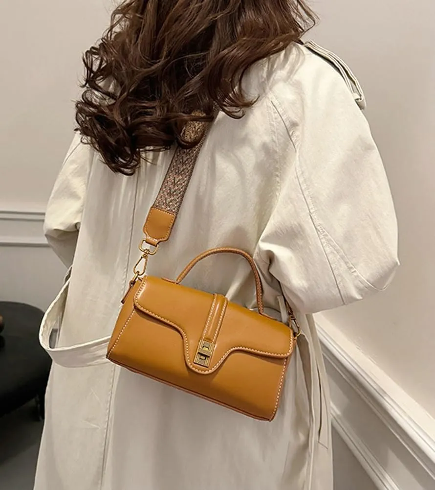 Vintage Vegan Leather Crossbody Bags for Women Small Shoulder Purse Tote Bag Ladies Handbags Clutch Satchels 2025