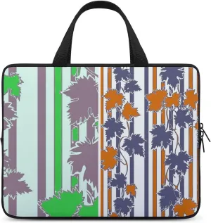 Wave Pattern Laptop Sleeve Laptop Carrying Case Compatible Laptop Protective Bag with Handles