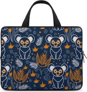 Wave Pattern Laptop Sleeve Laptop Carrying Case Compatible Laptop Protective Bag with Handles