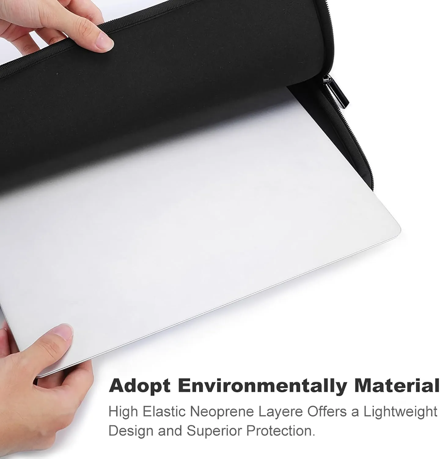 Wave Pattern Laptop Sleeve Laptop Carrying Case Compatible Laptop Protective Bag with Handles