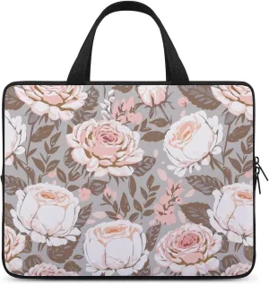 Wave Pattern Laptop Sleeve Laptop Carrying Case Compatible Laptop Protective Bag with Handles