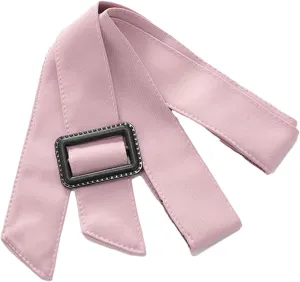 Women Adjustable Buckle Wide Waist Belt Band for for Trench Coat Overcoat Jacket