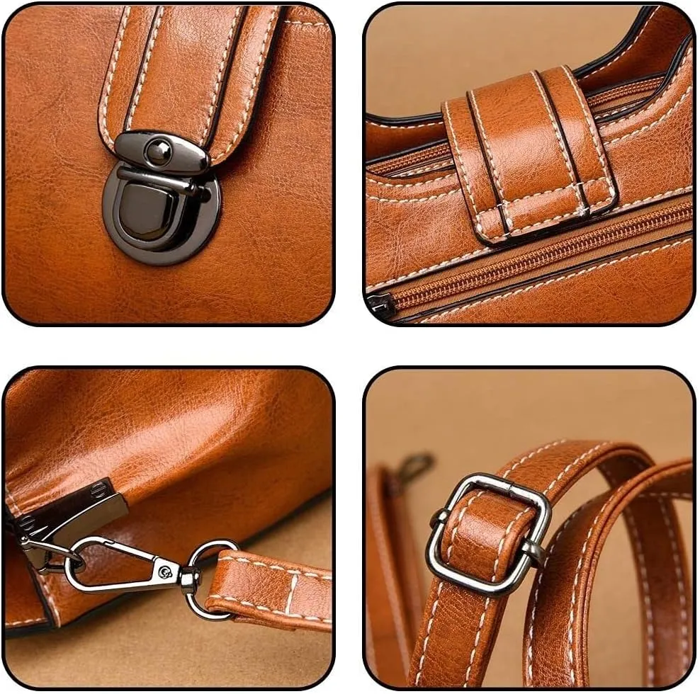 Women Handbags PU Leather Fashion Shoulder Bag Long Strap Ladies Tote Bag Crossbody Bags Satchels Hobo Bags