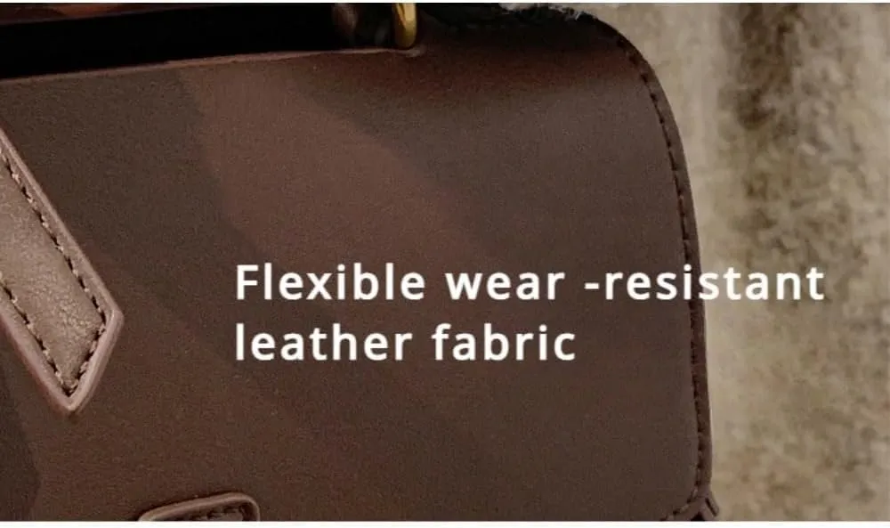 Women Shoulder Bags Genuine Leather Satchels Nutcracker Decoration Messenger Bag Large Capacity Tote