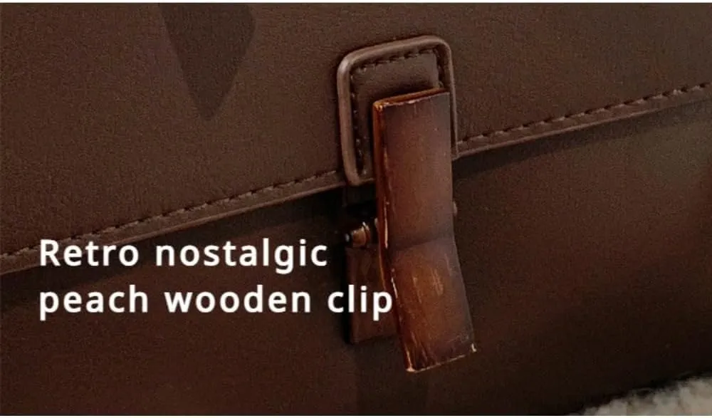 Women Shoulder Bags Genuine Leather Satchels Nutcracker Decoration Messenger Bag Large Capacity Tote