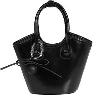 Womens Trendy Bucket Shoulder Crossbody Bag Cute Y2k Small Handbag Tote Purse Ladies Designer Vegan Leather Satchels
