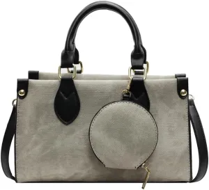Women's Trendy Vegan Leather Clutch Purse Handbags Small Tote Bag Elegant Ladies Shoulder Crossbody Satchels