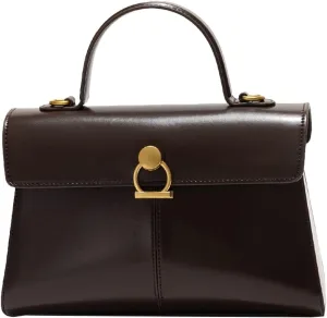 Womens Vintage Top Handle Handbags Commuter Crossbody Tote Bag Small Shoulder Purse Soft Vegan Leather Satchels Gift