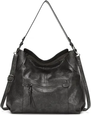 ZiMing Women Shoulder Bags Marble Textured Leather Tote Bag Vintage Handbags Purse Hobo Handbag Satchel Crossbody Bag Totes